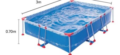 Cuantos litros de agua tiene una piscina de 3x2